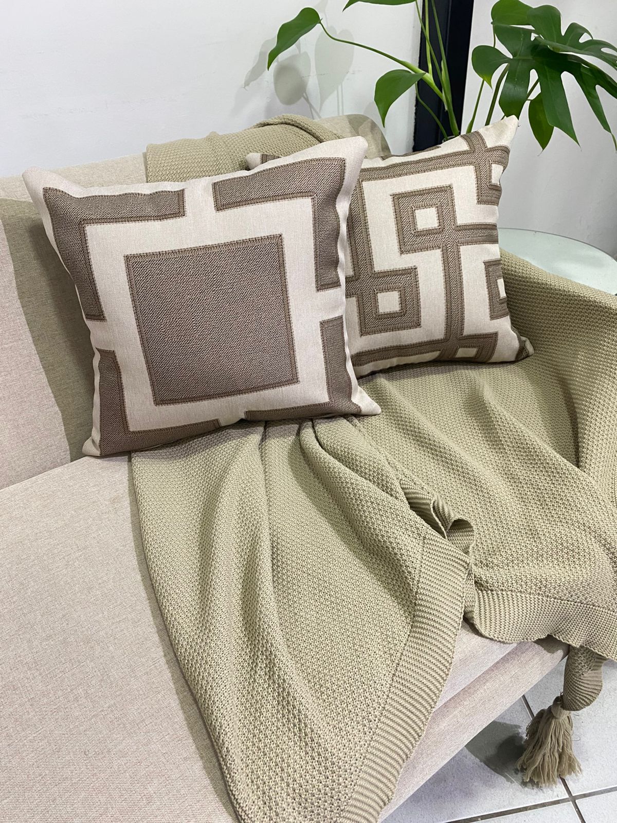 Kit 2 Capas em Linho - Nazaré