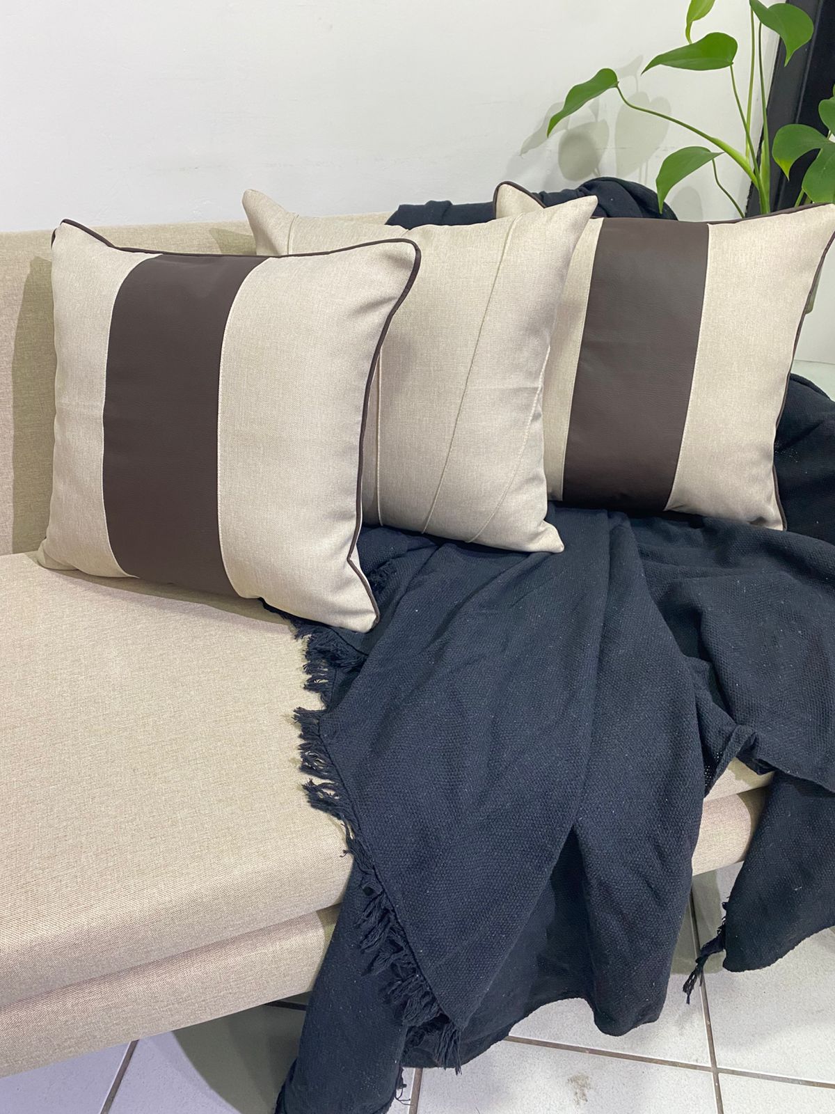 Kit 3 Capas em Linho com Manta - Mariana