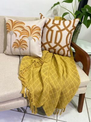 Kit 2 Capas em Linho com Manta - Mila