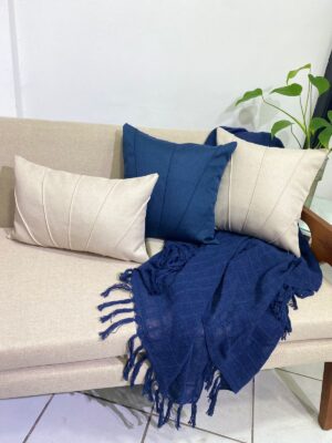 Kit 3 Capas em Linho com Manta - Elaine