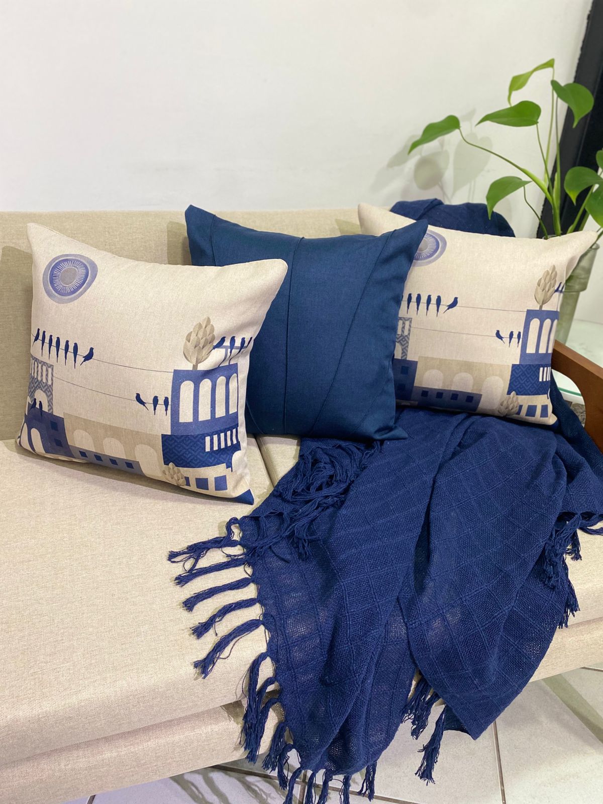 Kit 3 Capas em Linho  - Verena