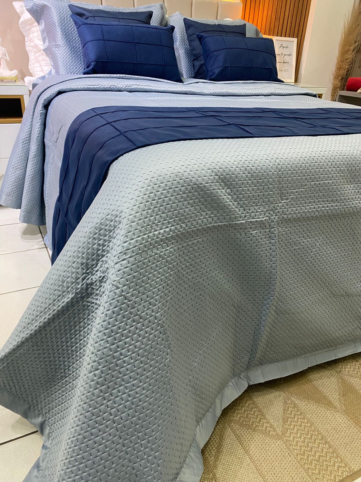 Kit Cama Posta Jeane- Casal & Queen